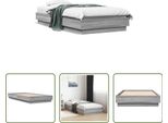 The Living Store Rete Da Letto Grey Sonoma 75X190 Cm Materiale A Base Di Legno