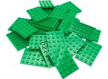 Piastra Lego® 4X6 Per Tavole Da Costruzione Verde - 3032 Nuovo! Quantità 25X