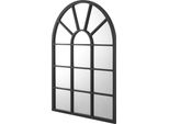 Specchio In And Outdoormatch Vikkie - Mdf - 80X60 Cm - Schwarz