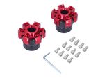 2 Pezzi Cursori Telaio Forcella Ruota Protezione Crash Cnc Lega Di Alluminio Universale Per Moto Biciclette