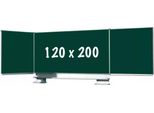 Lavagna Pro Donovan - Lavagna A Cinque Lati - Lavagna Scolastica - Facile Da Montare - Acciaio Smaltato - Verde - 120X200Cm