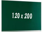 Lavagna Pro Dollie - Magnetica - Lavagna Monofacciale - Lavagna Scolastica - Facile Da Montare - Acciaio Smaltato - Verde - 120X200Cm