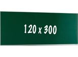 Lavagna Pro Singleton - Magnetica - Lavagna Monofacciale - Lavagna Scolastica - Facile Da Montare - Acciaio Smaltato - Verde - 120X300Cm