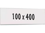 Whiteboard Deluxe Nelson - Acciaio Smaltato - Lavagna Monofacciale - Agenda Settimanale - Agenda Mensile - Agenda Annuale - Magnetico - Bianco - 100X400Cm