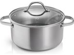 Casseruola Steelcraft Con Coperchio ø 24 Cm, 5,0 L