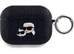 Karl Lagerfeld, Custodia Per Airpods Pro Con Goffratura Karl & Choupette, Nero