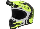 Casco Da Motocross Acerbis Profile 5, Nero/Giallo Neon, S (55/56)