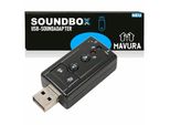 Soundbox Scheda Audio Usb Adattatore Audio Esterno 7.1 Surround 3D Effetto Pc Portatile