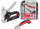 Set Cucitrice + Cucitrice Manuale In Metallo 4-14 Mm Aw + Punti Metallici