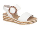 Gabor 64.550 Sandali Da Donna - Sandali Con Cinturino Bianco Elegante Nuovo