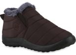 Van Hill Donna Stivali Invernali Foderati Caldi Stivaletti Scarpe Comode 841499, Colore: Marrone, Taglia: 37