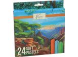 Set Di Pastelli Morbidi Craft Sensations 24 Pezzi - Pastelli Secchi Altamente Pigmentati Per Artisti, Disegno E Schizzi - Perfetti Per Arte E Hobby