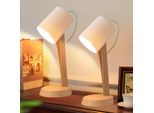 Zmh Set Di 2 Lampade Da Tavolo Marrone Lampada Da Tavolo Soggiorno Comodino Con Cavo E14 Lampade Da Tavolo Stile Country Moderno Per Tavolo Da Pranzo Camera Da Letto