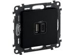 Presa 2XUSB A+C 5V 3A 15W Lgr 756306 Valena Life Legrand - Nero