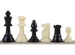 Figure Di Scacchi Staunton N. 3, Bianco/Nero (Re 64 Mm)