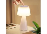 Zmh Lampada Da Tavolo Ricaricabile Da Comodino Led 3600Mha Lampada Da Tavolo Senza Fili Touch Dimmable Con Usb Ricaricabile Lampade Da Tavolo A Batteria Bianca Per Il Soggiorno Moderno Camera Da Letto Outdoor