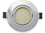 Daylite Luce Da Incasso Led EL-NW, Eek: F, 4 W, 360 Lm, 4000 K, Nichel Satinato