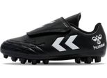 Hummel Hattrick Mg Jr Scarpe Da Calcio Con Chiusura A Velcro Nero/Bianco 217580-2042, Numero Di Scarpe:33 Eu