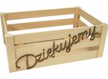 Scatola Di Legno Con Scritte Per Erbe Aromatiche - 28X18X12,5 Cm - Scatola Di Legno Per Conservare - Decorazione Per Piante Aromatiche