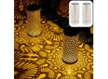 Set Di 2 Lanterne Solari Orientali Lanterna Solare Luce Del Vento Fava Bianco