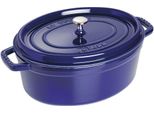 Staub Cocotte Ovale In Ghisa Blu Scuro Da 31Cm