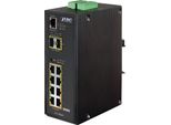 Planet IGS-10020PT - Switch - Gestito - 8 X 10/100/1000 (Poe) + 2 X Gigabit Sfp - Un Din-Schiene Montierbar, Wandmontie