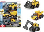 Veicolo Giocattolo Dickie Go Real Volvo Tough Work Force Confezione Da 3 Ribaltabili, 2 Escavatori 203725007