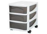 Bama Big Hobby Ladesysteem Met 3 Laden 30X30X40 Cm Wit/Grijs