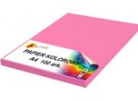 Carta Colorata A4 80G Rosa Landrail 100 Fogli