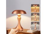 Zmh Lampada Da Tavolo A Batteria Lampada Da Comodino Led Ricaricabile Lampada Da Tavolo Touch Dimmerabile Lampada Retrò Vintage Con Batteria Ricaricabile Usb Lampade Da Tavolo Rosso Bronzo Per Davanzale Soggiorno Camera Da Letto