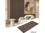 Hengda Pannello Acustico Pannello A Parete Moderno Pannelli A Parete Acustici Pannelli A Parete In Legnolegno 1 Pannelli Pannelli A Parete Mdf 120X60X2,1Cm Noce