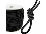 Ekspand | Corda Di Gomma Rope - 10Mm - Nero - Alta Elasticità - Resistente Ai Raggi Uv - 100M