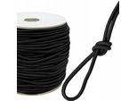 Ekspand | Corda Di Gomma Rope - 8Mm - Nero - Alta Elasticità - Resistente Ai Raggi Uv - 100M Di Lunghezza