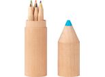 Midocean - Matita Colorata "Petit Coloret"" Confezione Da 6 MO793 (Taglia Unica) (Legno)"