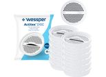 12X Wessper Aquaclassic Active Max Filtro Di Ricambio Per Caraffa Dafi Crystal, Brita Classic, Dafi Classic
