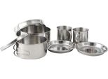 Inf Set Da Cucina Da Campeggio In Acciaio Inossidabile Da 8 Pezzi