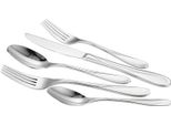 Succebuy Set Di Posate In Acciaio Inox Da 45 Pezzi, Posate Per 8 Persone, Utensili Da Cucina