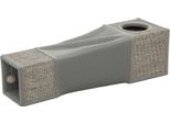 Fortuna Lai Tunnel Per Gatti, Giocattolo Per Gatti Con Pallina, Cuccia Per Gatti, Tunnel Pieghevole In Sisal, Design Combinato, Marrone+Grigio, 98 X 30 X 30 Cm