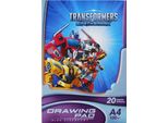 Blocco Da Disegno Bianco A4 20Ark Transformers Astra