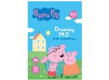 Blocco Da Disegno Bianco A4 20 Fogli Peppa Pig Astra