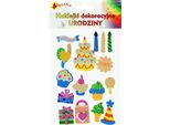 Adesivi Decorativi 3D In Schiuma Birthday Shan