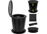 Briebe WC1184 Wc Pieghevole Da Campeggio Wc Mobile Wc Pieghevole Wc Separato A Secco Nero
