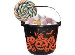Secchiello Per Caramelle Con Zucca Di Halloween, Regalo Spaventoso Per La Decorazione Della Festa, Colore: Arancione