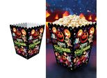 Halloween Popcorn Mostro Mezzanotte Gioia Celebrazione Divertimento Spaventoso Dolcetto O Scherzetto Decorazione Festa Snack Accessori Vampiro Fantasma Zucca Notte Di Paura, Colore: Multicolore