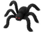 Decorazione Di Halloween Ragno Gigante Aracnide Spaventoso Decorazione Zampe Di Ragno Nero Rosso, Colore: Nero