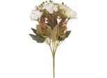 Fiore Artificiale Clayre & Eef 29 Cm In Plastica Bianca