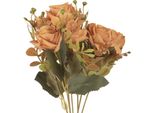 Fiore Artificiale Clayre & Eef 29 Cm Plastica Arancione
