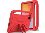Custodia Protettiva Per Infinix Xpad 11" 2024, Custodia Leggera In Eva Per Bambini Con Maniglia E Supporto Rosso"