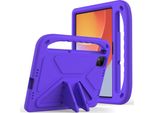 Custodia Protettiva Per Infinix Xpad 11" 2024, Leggera Custodia Per Bambini In Eva Con Maniglia E Supporto Viola"