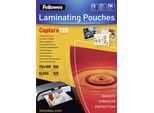 Fellowes Pouches Di Laminazione Cattura 125 Micron - 100 - 75 X 105 Mm Pouches Di Laminazione